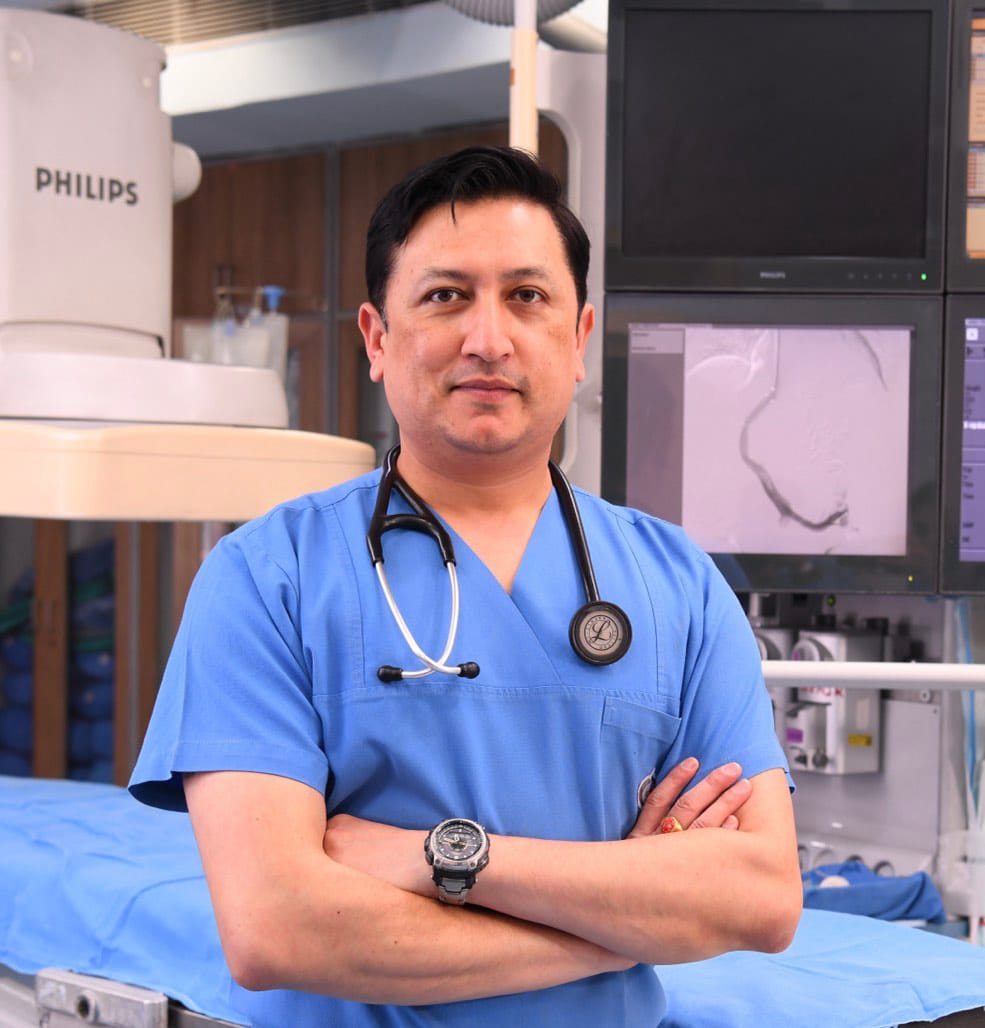 Dr. Manish Thapa Radiologist Nepal varicose vein treatment