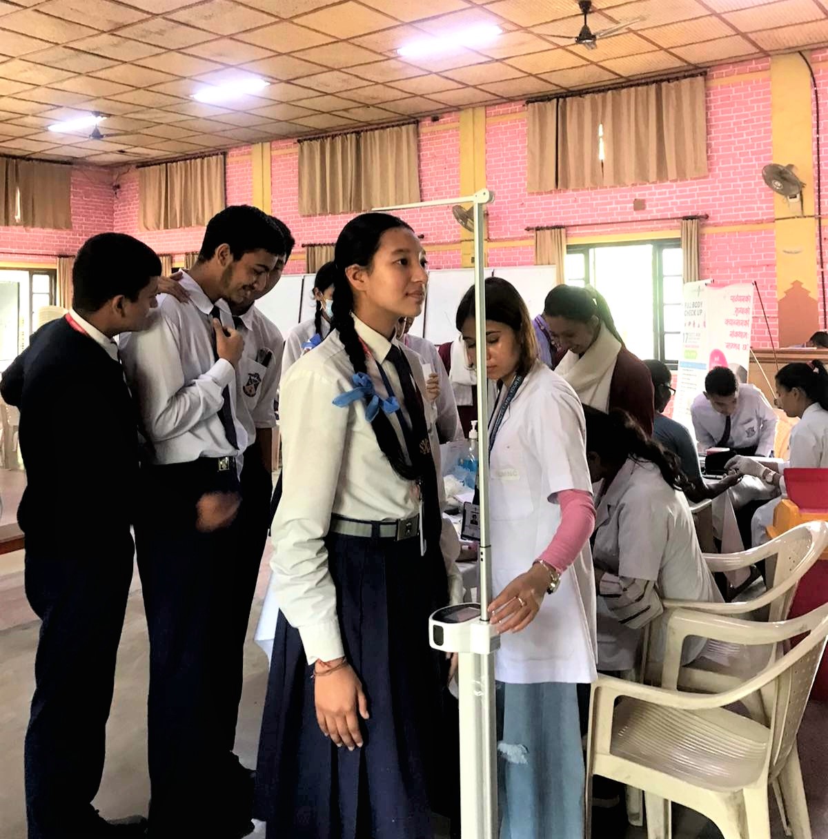 Successful Free Health Camp at St. Xavier’s School Benefits Hundreds of Students and Teachers