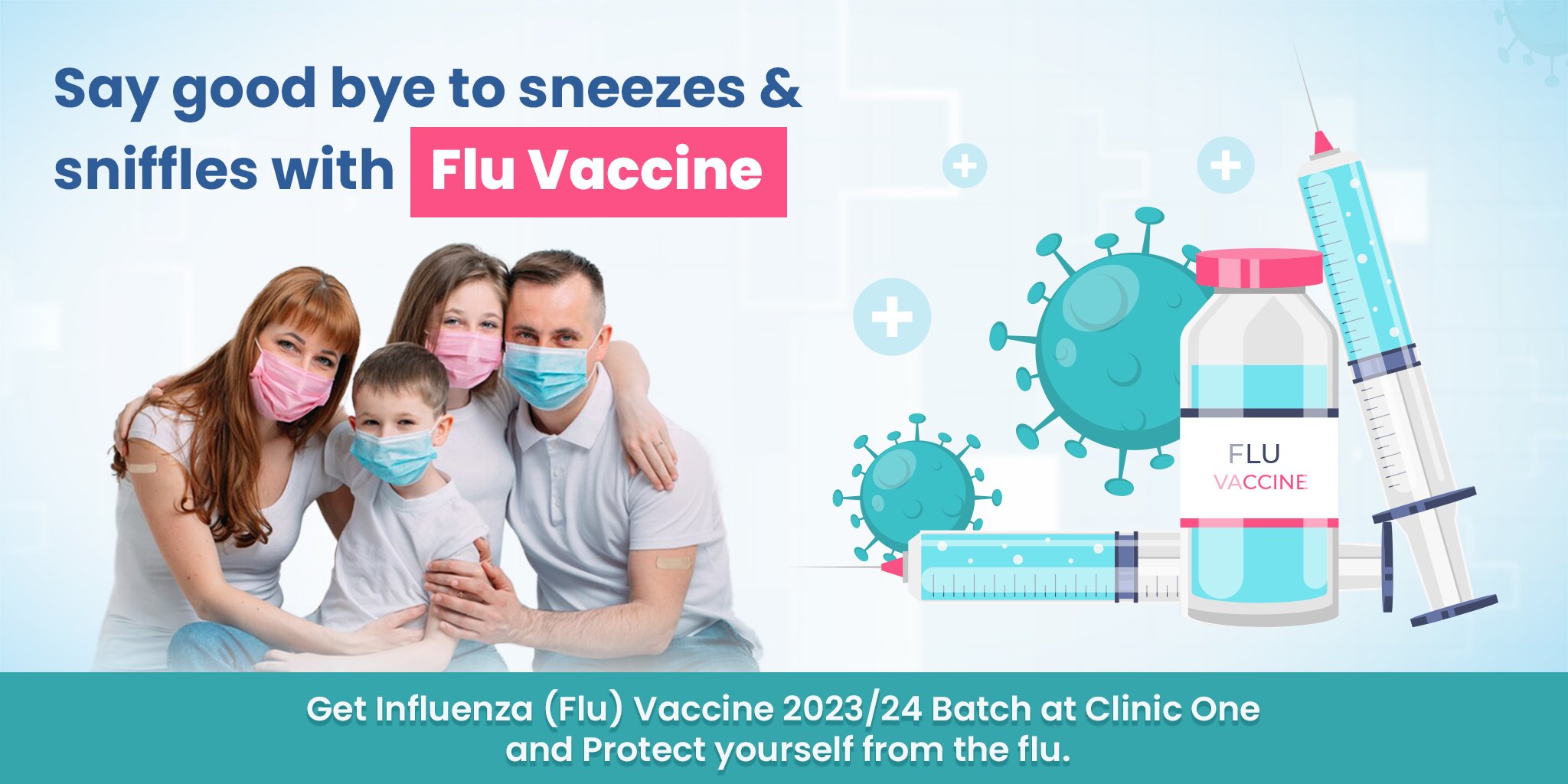 Flu Vaccine/Influenza Vaccine 2023/2024 Batch Available at Clinic One