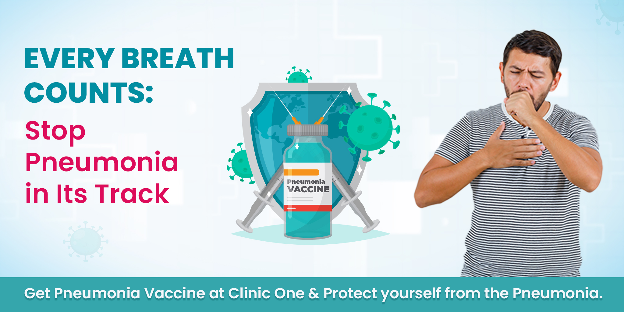 Pneumonia Vaccine Available at Clinic One 2023