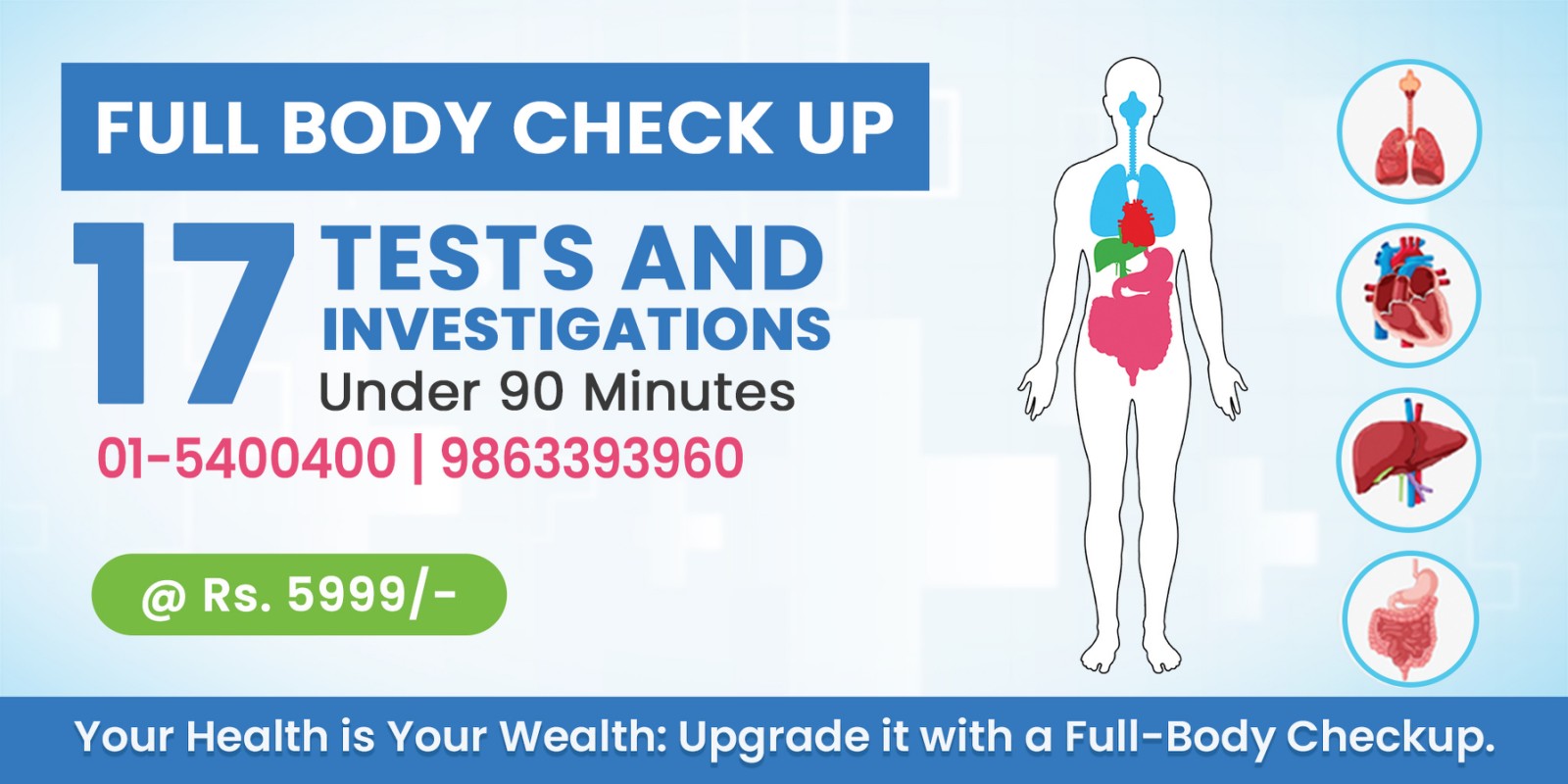 Whole Body Checkup in Nepal – Regular Health Package